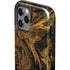 Gold and Black Marble iPhone 12 Pro Impact Case