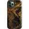 Gold and Black Marble iPhone 12 Pro Max Impact Case