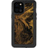 Gold and Black Marble iPhone 12 Pro Max Waterproof Case