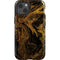 Gold and Black Marble iPhone 13 Impact Case
