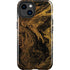 Gold and Black Marble iPhone 14 Plus Impact Case