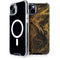 Gold and Black Marble iPhone 14 Plus MagSafe Case