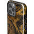 Gold and Black Marble iPhone 15 Pro Max Impact Case
