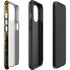 Gold and Black Marble iPhone 15 Pro Max Impact Case
