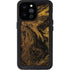 Gold and Black Marble iPhone 14 Pro Max Waterproof Case