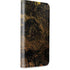 Gold and Black Marble iPhone 15 Plus Folio Case
