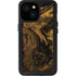 Gold and Black Marble iPhone 15 Waterproof Case