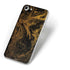 Gold and Black Marble iPhone 7 Skin