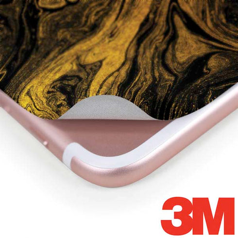 Gold and Black Marble iPhone 8 Plus Skin