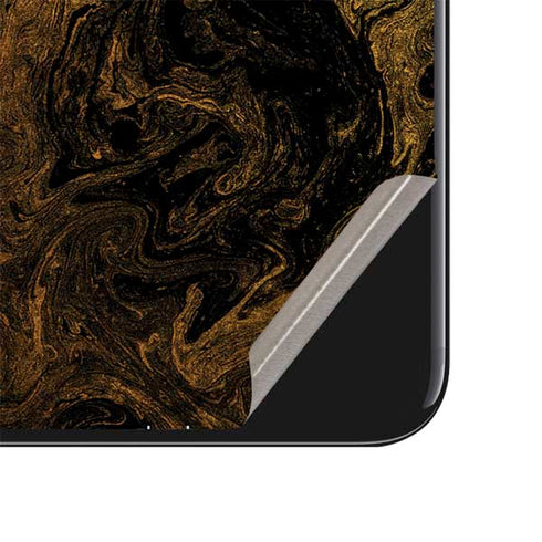 Gold and Black Marble iPhone SE (2nd & 3rd Gen) Skin