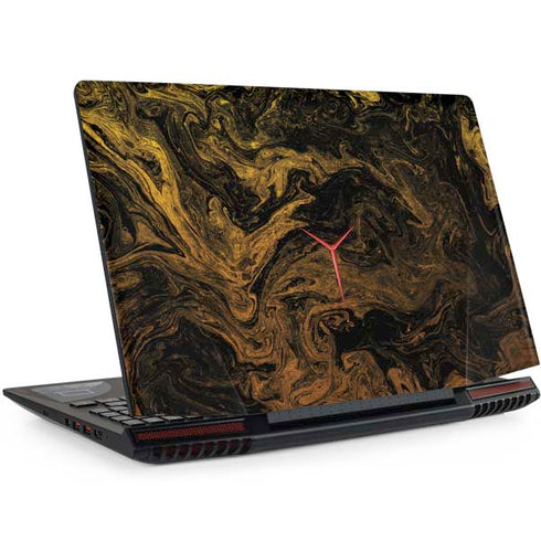 Gold and Black Marble Legion Y720 Skin