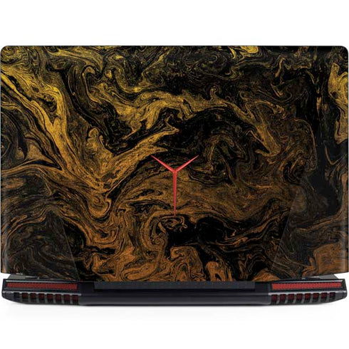 Gold and Black Marble Legion Y720 Skin