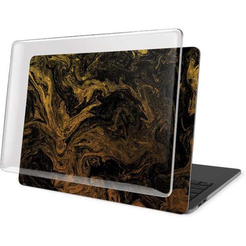 Gold and Black Marble MacBook Pro 13in (2020) Case plus Skin