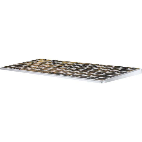 Gold and Black Marble Magic Keyboard Skin