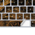 Gold and Black Marble Magic Keyboard Skin