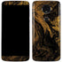 Gold and Black Marble Moto E5 Plus Skin