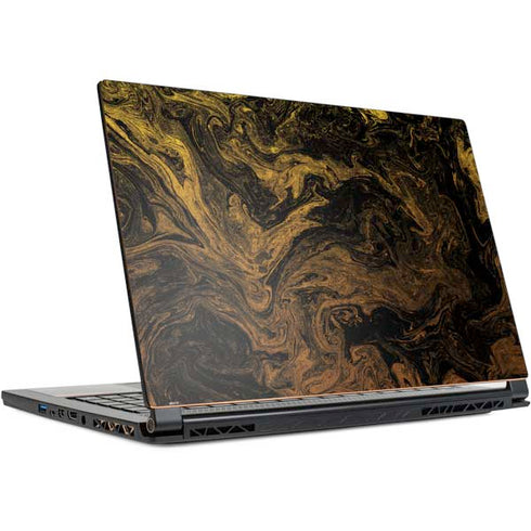 Gold and Black Marble MSI GS65 Stealth Laptop Skin