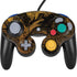 Gold and Black Marble Nintendo GameCube Controller Skin