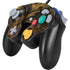 Gold and Black Marble Nintendo GameCube Controller Skin