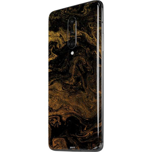 Gold and Black Marble OnePlus 7 Pro Skin