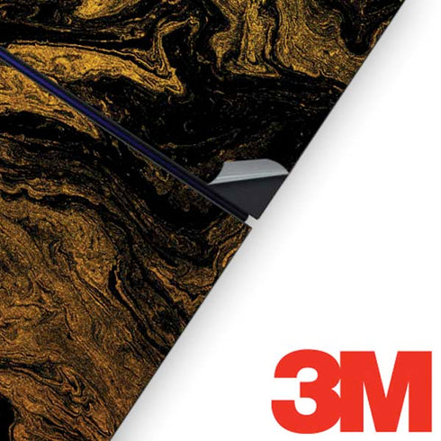 Gold and Black Marble PS4 Console and Controller Bundle Skin