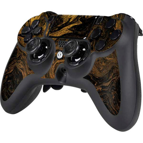 Gold and Black Marble PS4/PC SCUF Impact Controller Skin