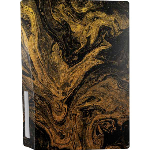 Gold and Black Marble PS5 Bundle Skin
