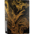 Gold and Black Marble PS5 Console Skin