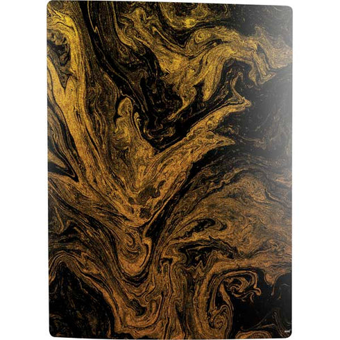 Gold and Black Marble PS5 Digital Edition Bundle Skin