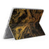 Gold and Black Marble Surface Go Skin
