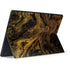 Gold and Black Marble Surface Pro 7 Skin