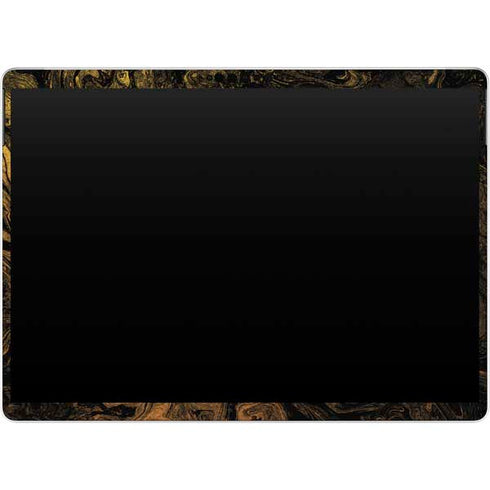 Gold and Black Marble Surface Pro 8 Skin
