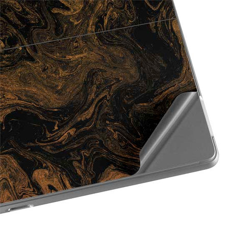 Gold and Black Marble Surface Pro 8 Skin