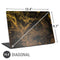 Gold and Black Marble Universal Laptop 16.6in (13.4 x 9.7in) Skin