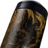 Gold and Black Marble Yeti Colster Can Insulator Skin