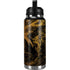 Gold and Black Marble YETI Rambler 36oz Bottle Skin