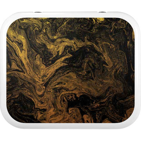 Gold and Black Marble YETI Roadie 24 Hard Cooler Skin