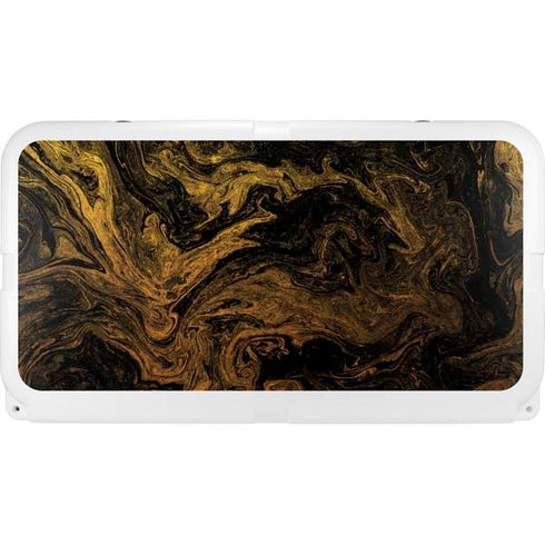 Gold and Black Marble YETI Tundra 65 Hard Cooler Skin