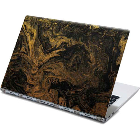 Gold and Black Marble Yoga 910 2-in-1 14in Touch-Screen Skin