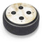 Gold and White Marble Amazon Echo Dot Skin