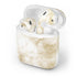 Gold and White Marble Apple AirPods Skin