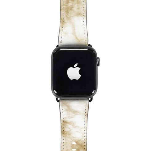 Gold and White Marble Apple Watch Band 38-40mm
