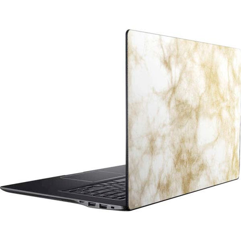 Gold and White Marble Ativ Book 9 (15.6in 2014) Skin