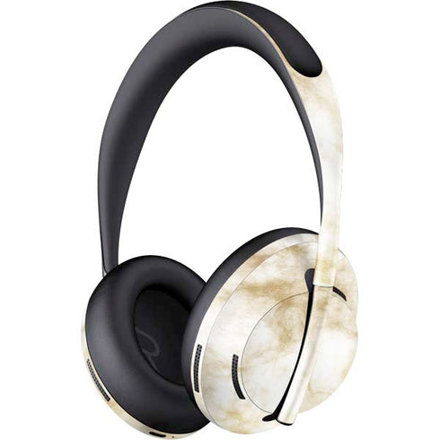 Gold and White Marble Bose Noise Cancelling Headphones 700 Skin