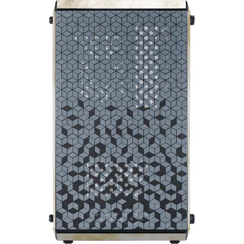 Gold and White Marble Cooler Master MasterBox Q300L Mini Tower Skin