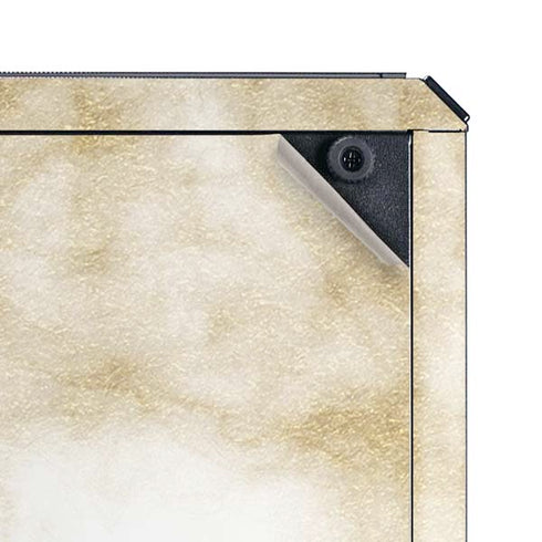 Gold and White Marble Cooler Master MasterBox Q300L Mini Tower Skin