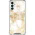 Gold and White Marble Galaxy A13 5G Clear Case