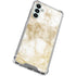 Gold and White Marble Galaxy A13 5G Clear Case