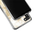 Gold and White Marble Galaxy A21 Clear Case