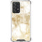 Gold and White Marble Galaxy A52 5G Clear Case